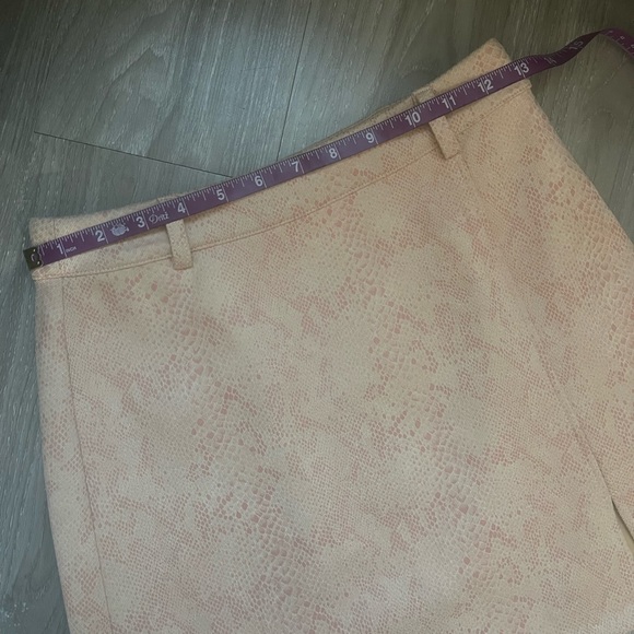 Le Lis Rose Color Snake Print Skirt - Picture 5 of 7